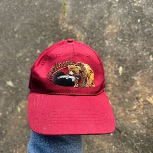 Alaska Bear and Fish Cap